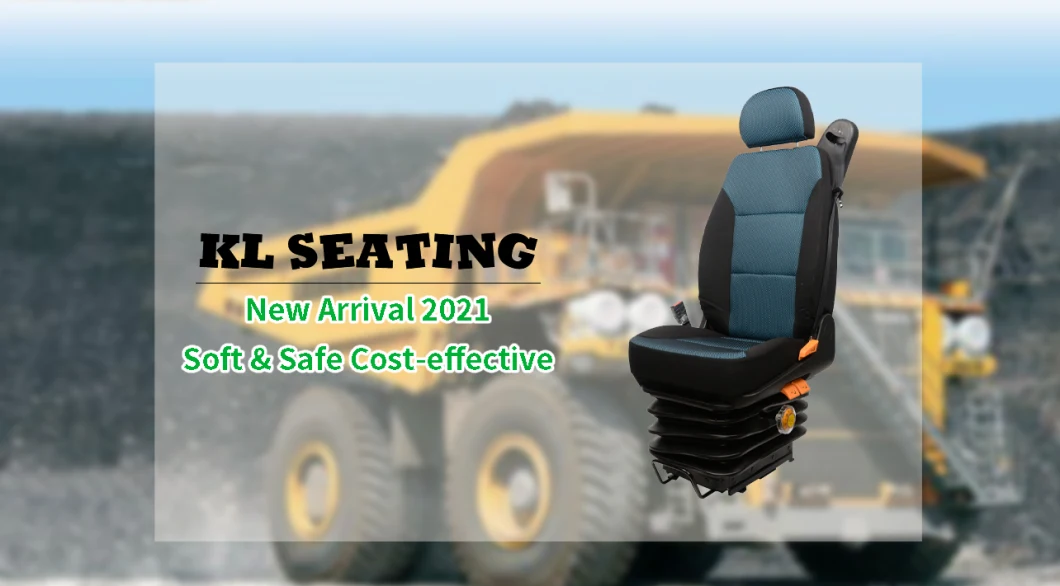 Luxury Air Suspension Bus Driver Seat with 3 Point Seat Belt